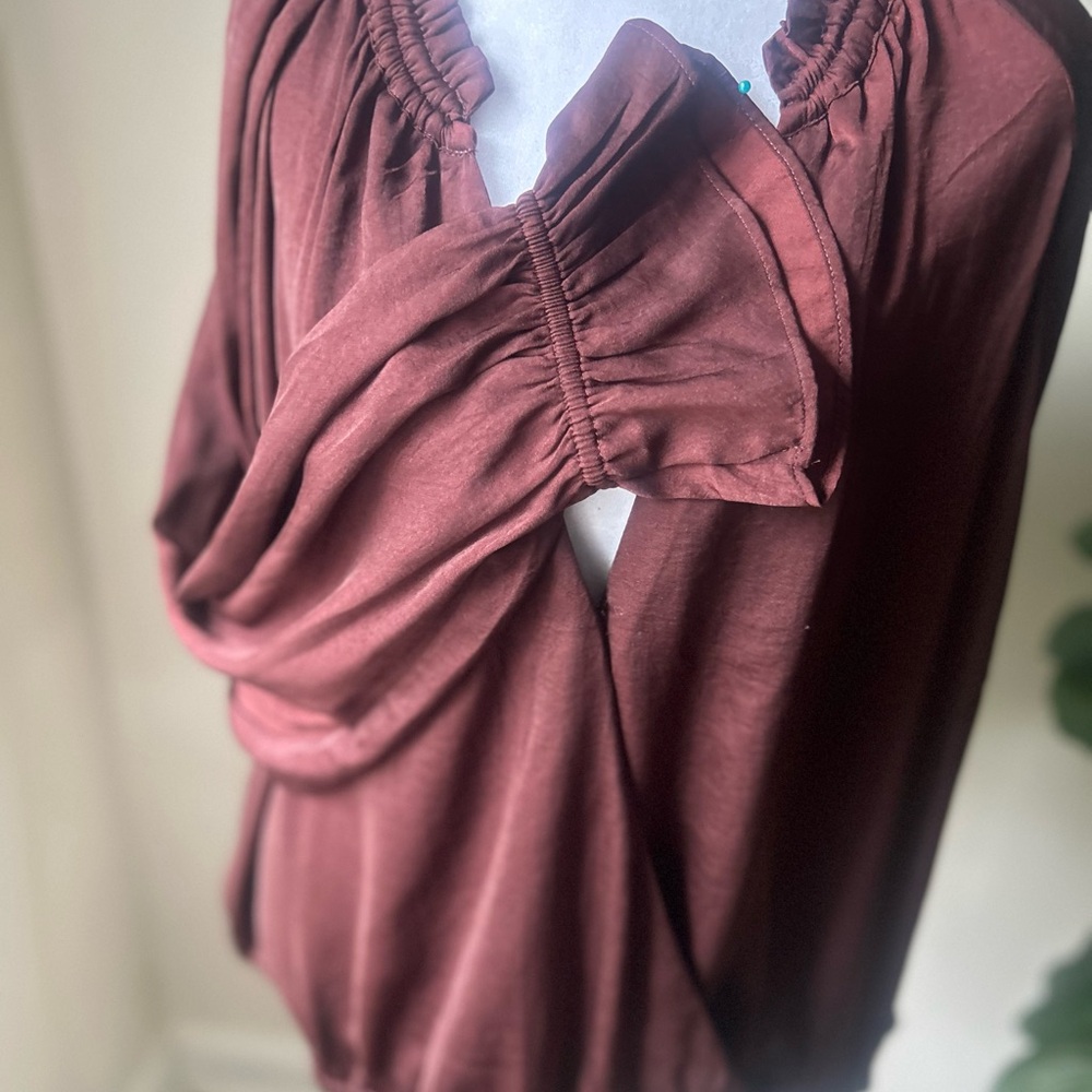 Banana Republic Rich Brown Blouse - Picture 15 of 16
